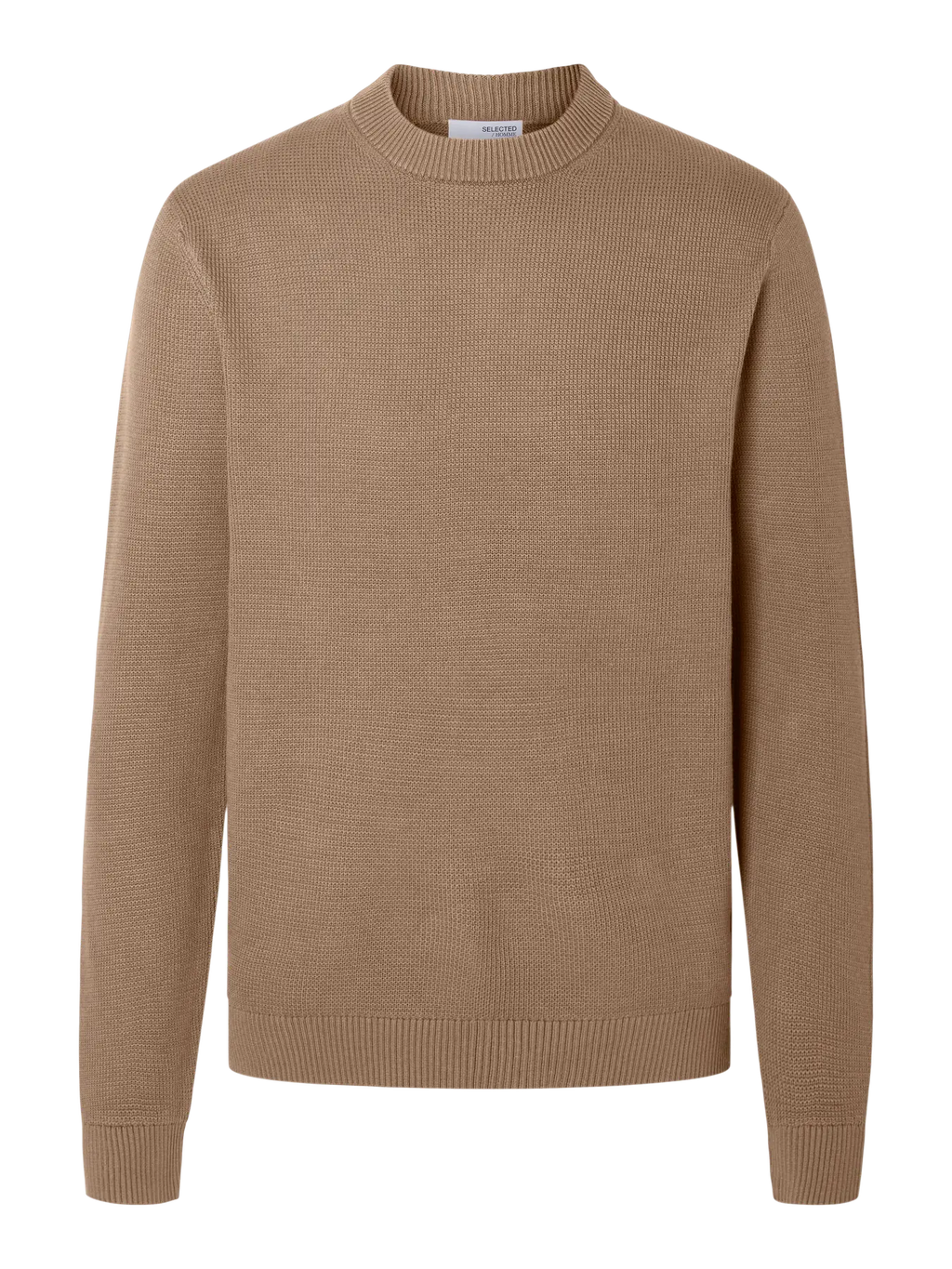 Selected Dane Knit Crew Neck - Brun