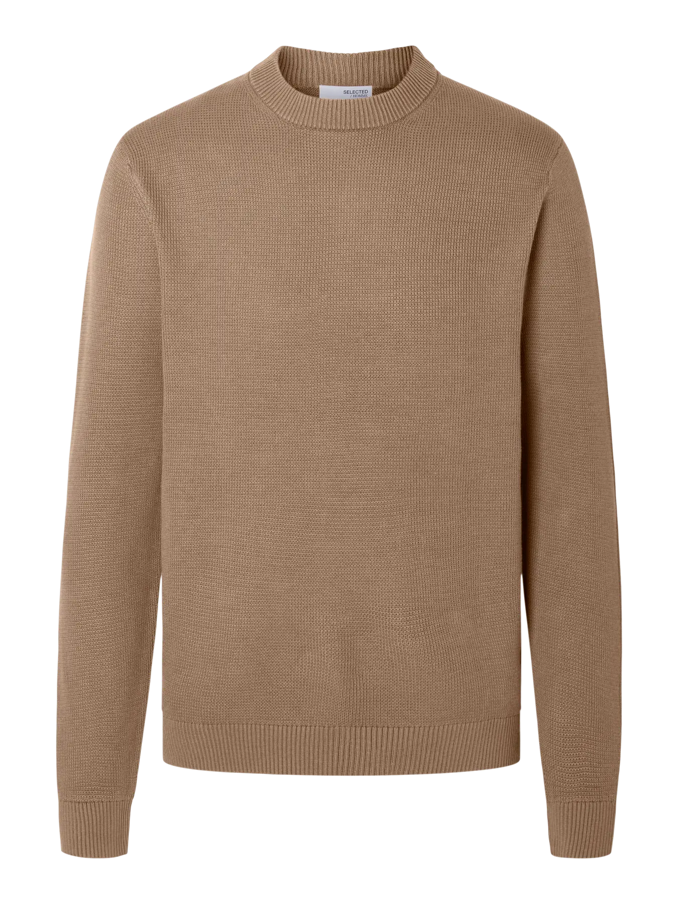 Selected Dane Knit Crew Neck - Brun