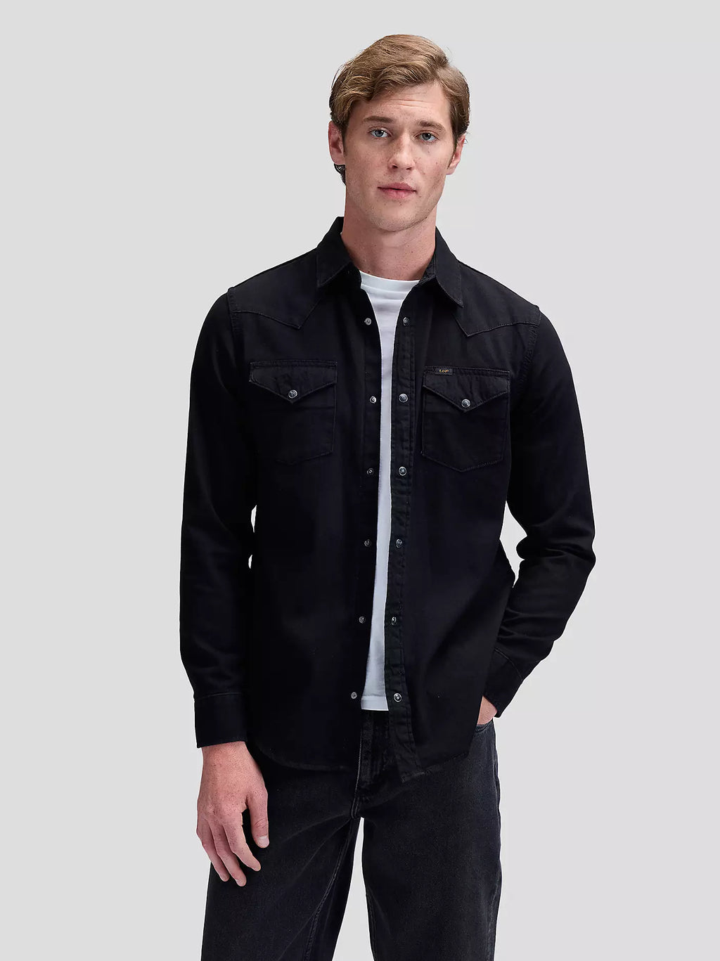 Lee Western Denim Shirt - Black