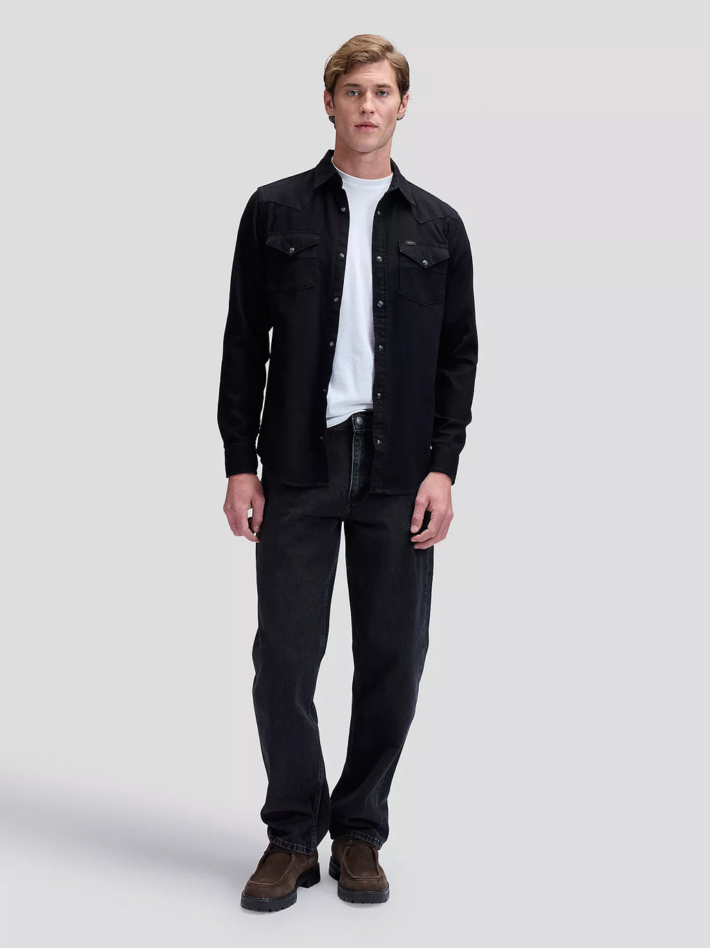 Lee Western Denim Shirt - Black