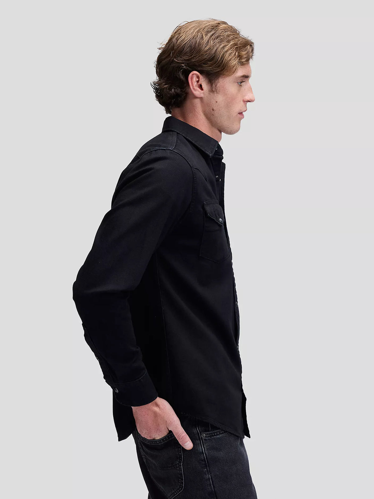 Lee Western Denim Shirt - Black