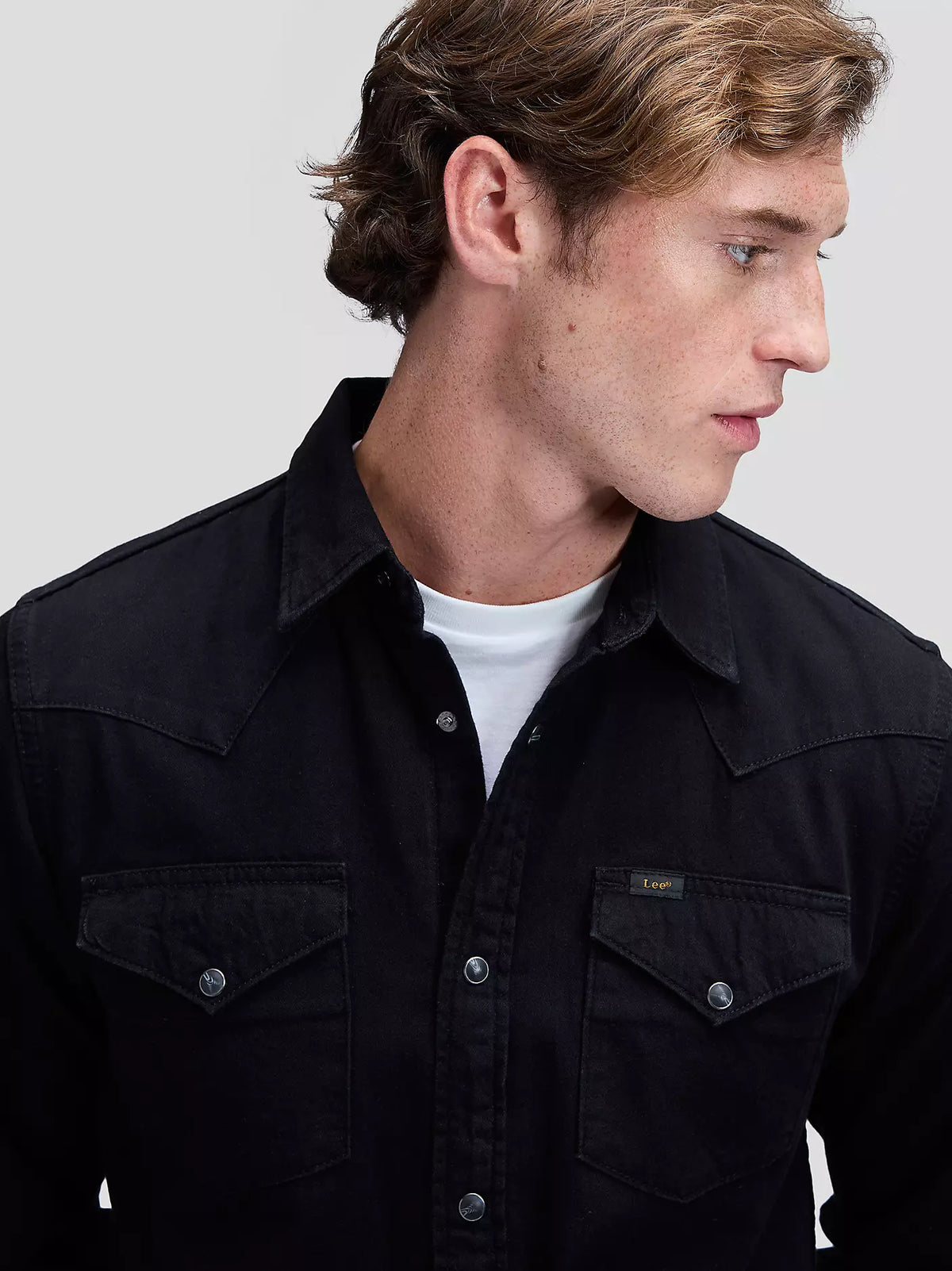 Lee Western Denim Shirt - Black
