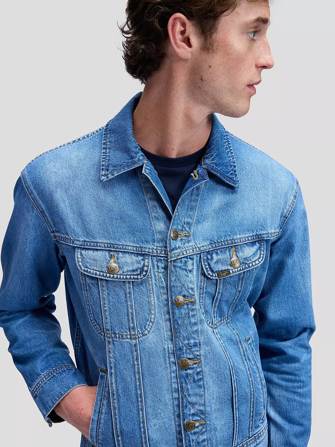 Lee Relaxed Rider Jacket - Sandstorm