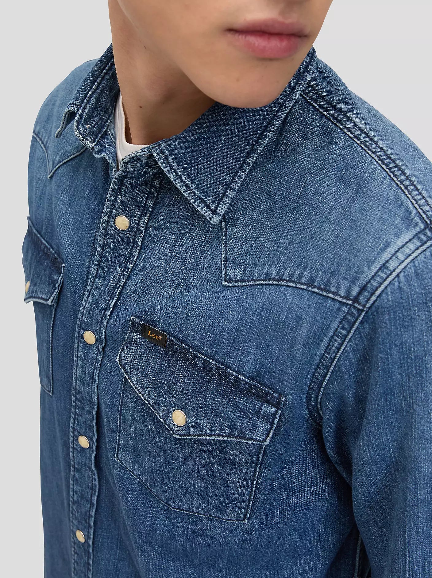 Lee Western Denim Shirt - Brookside