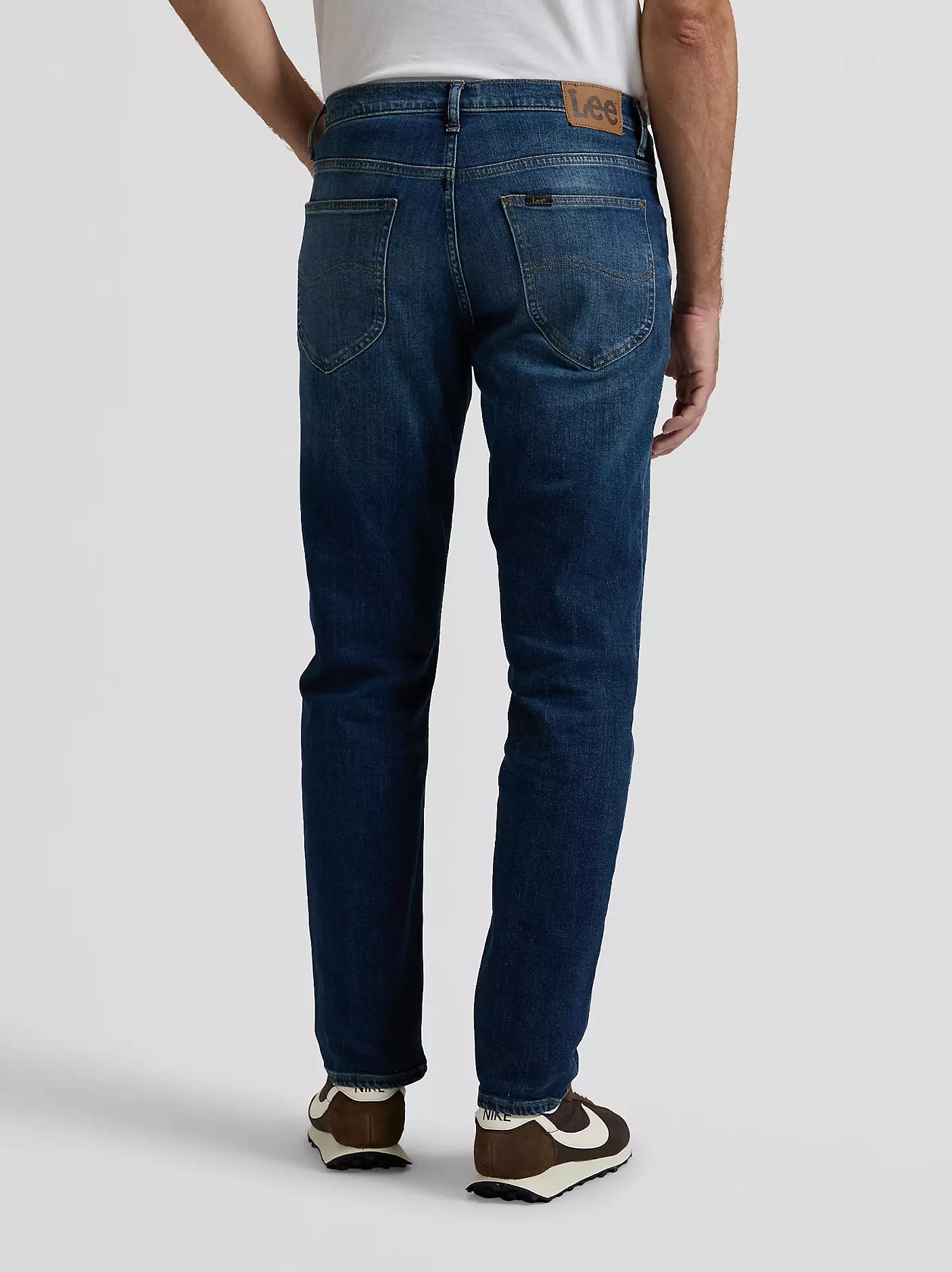 Lee David Regular Tapered Jeans- Mörkblå