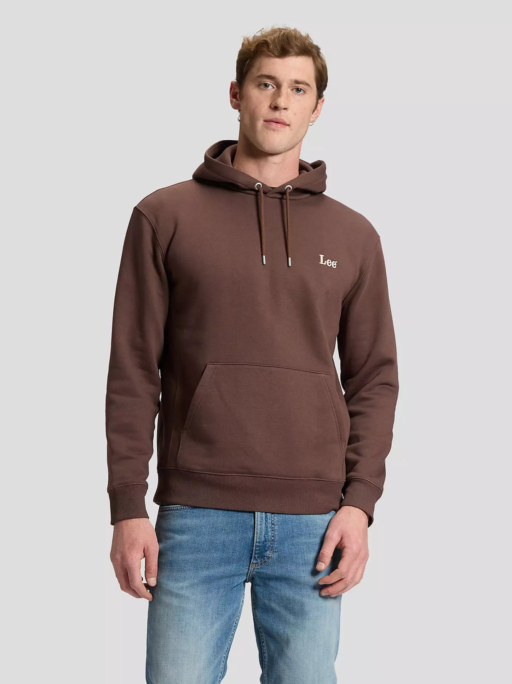 Lee Essential Regular Hoodie - Brun