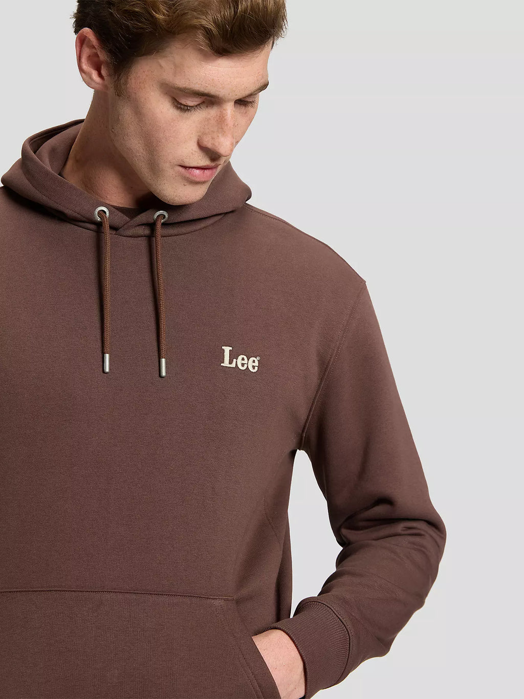 Lee Essential Regular Hoodie - Brun