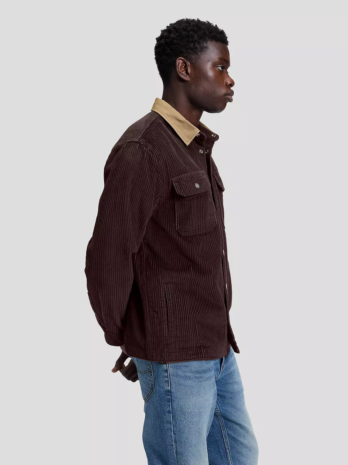 Lee Relaxed Manchester Overshirt - Brun