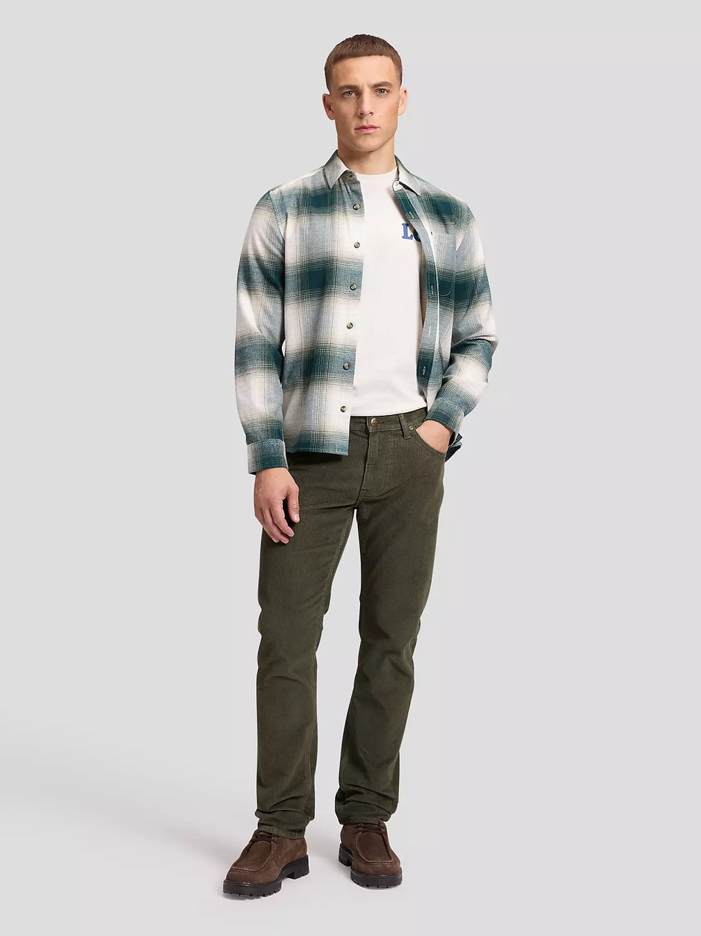 Lee Regular Sure Skjorta - Grön