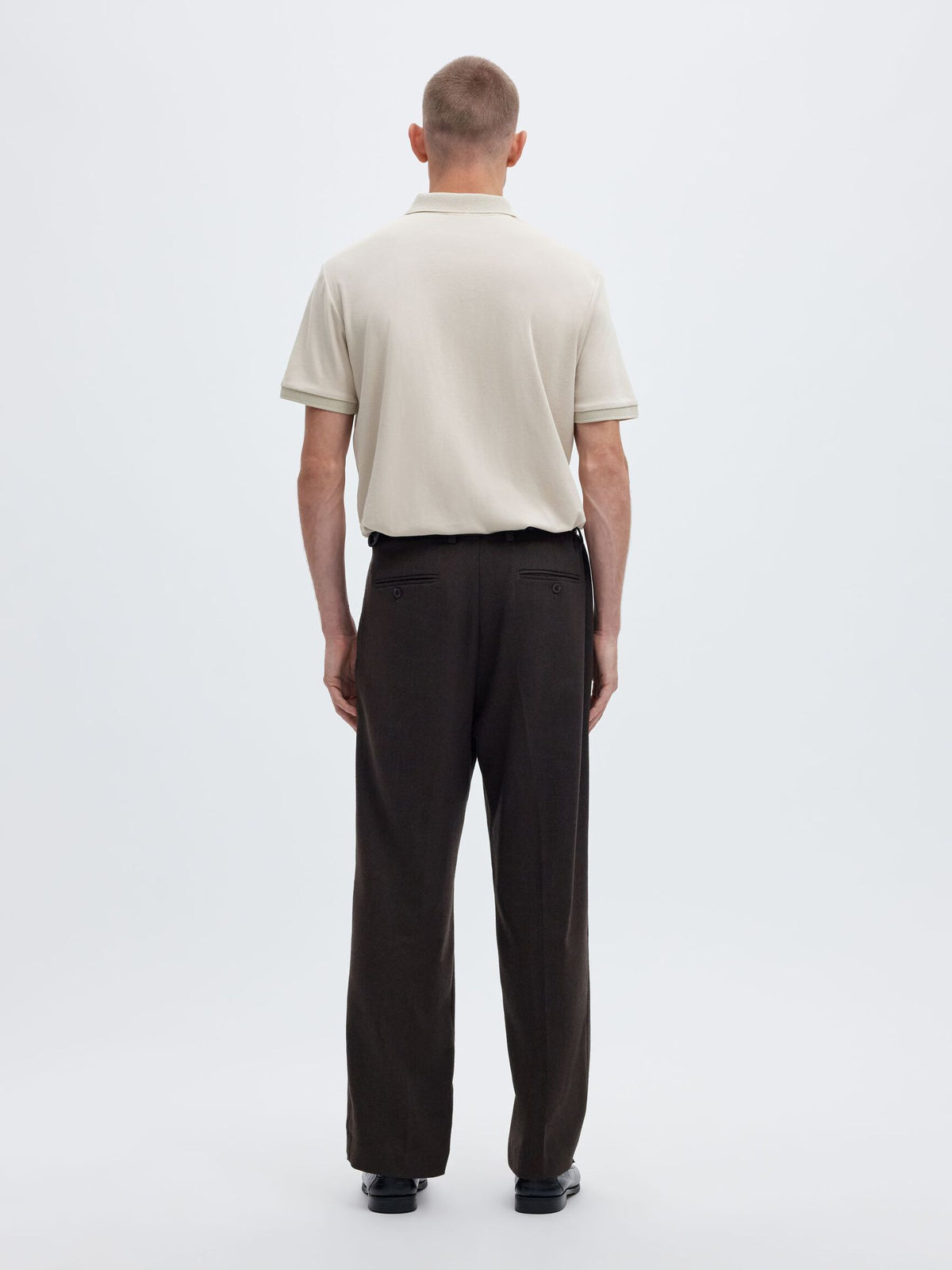 Selected Fave Piké - Beige
