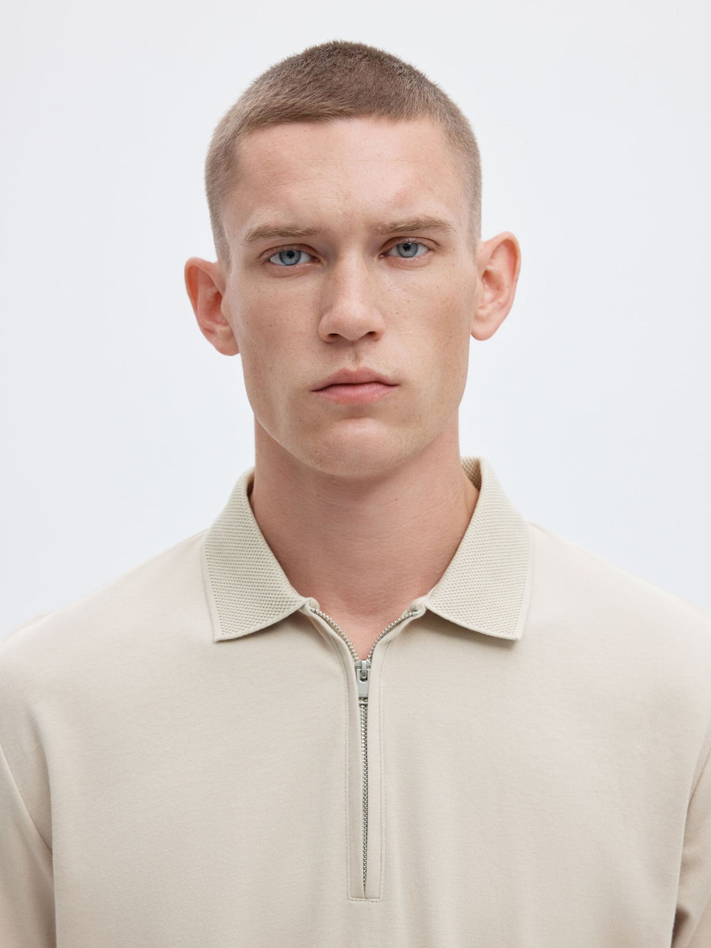 Selected Fave Piké - Beige