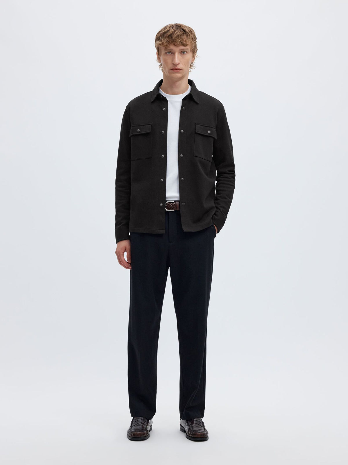 Selected Jackie Overshirt - Svart