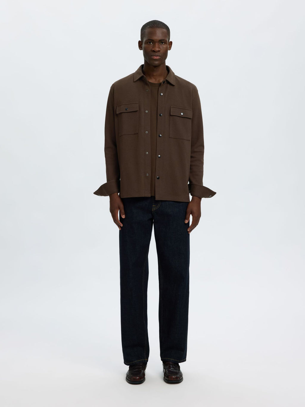 Selected Jackie Overshirt - Brun