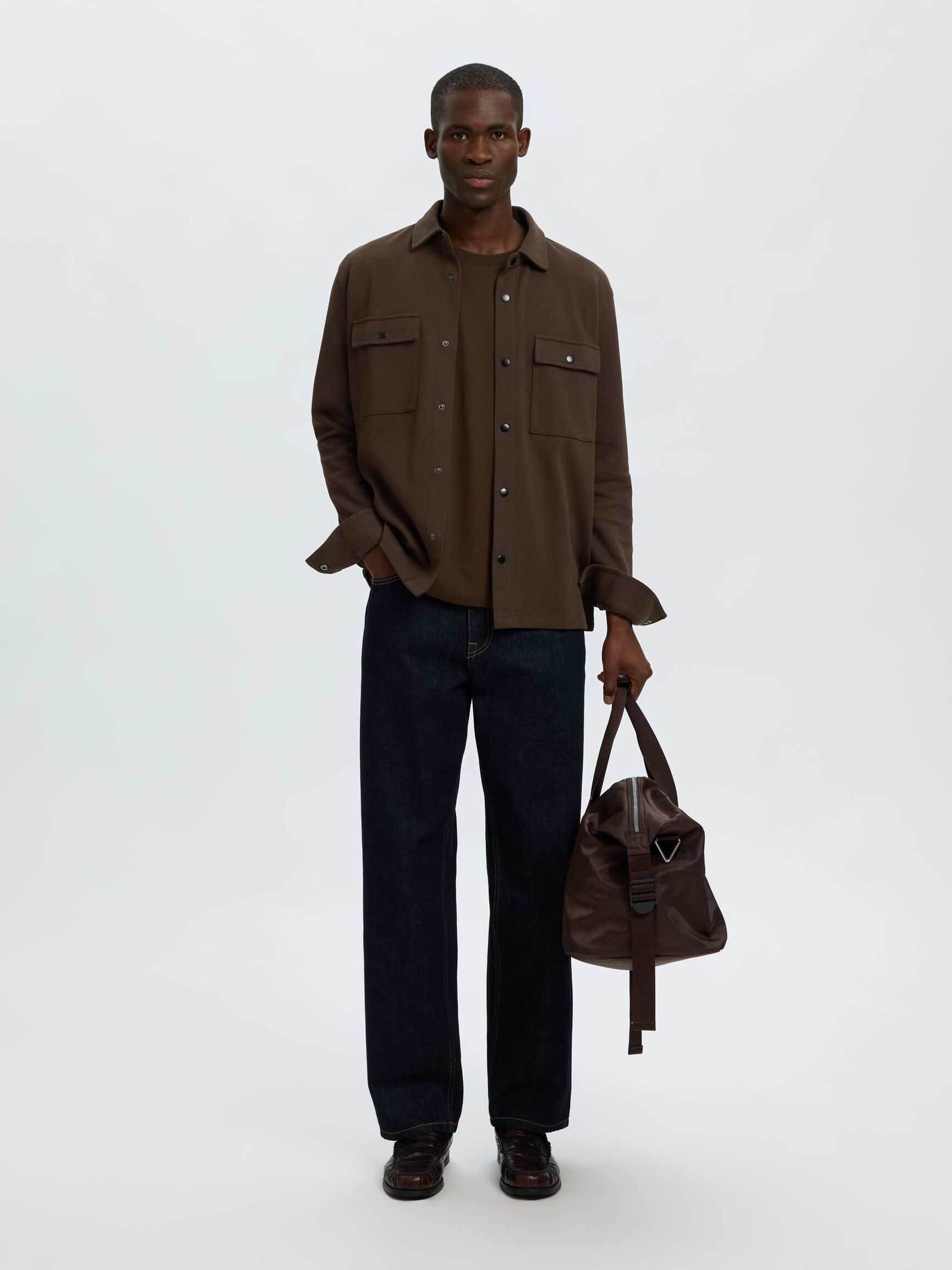 Selected Jackie Overshirt - Brun