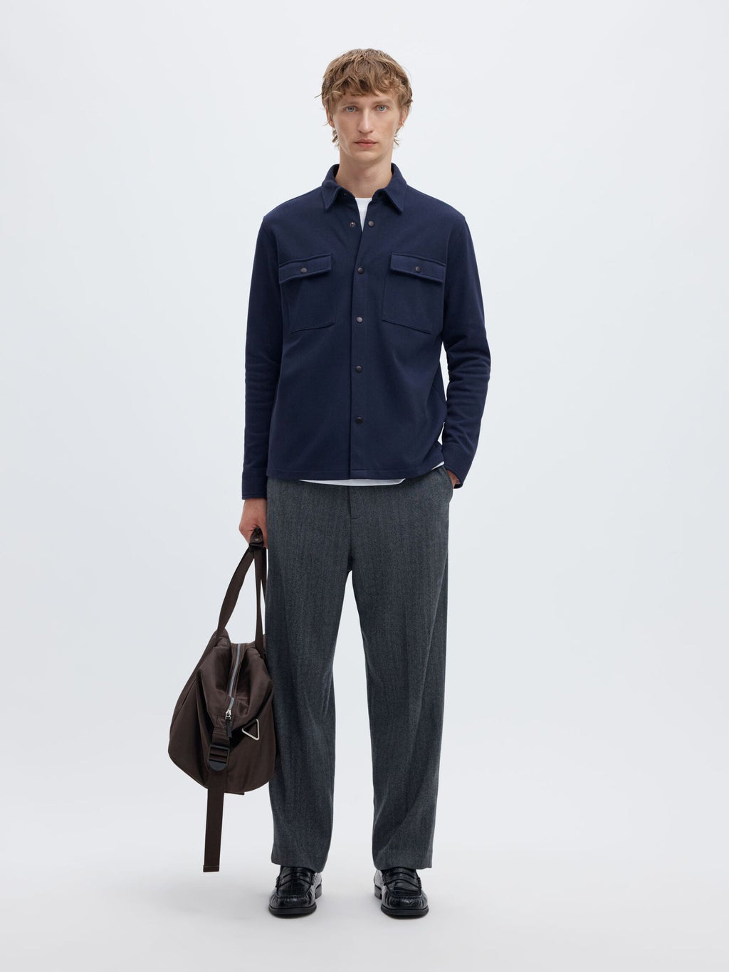 Selected Jackie Overshirt - Mörkblå