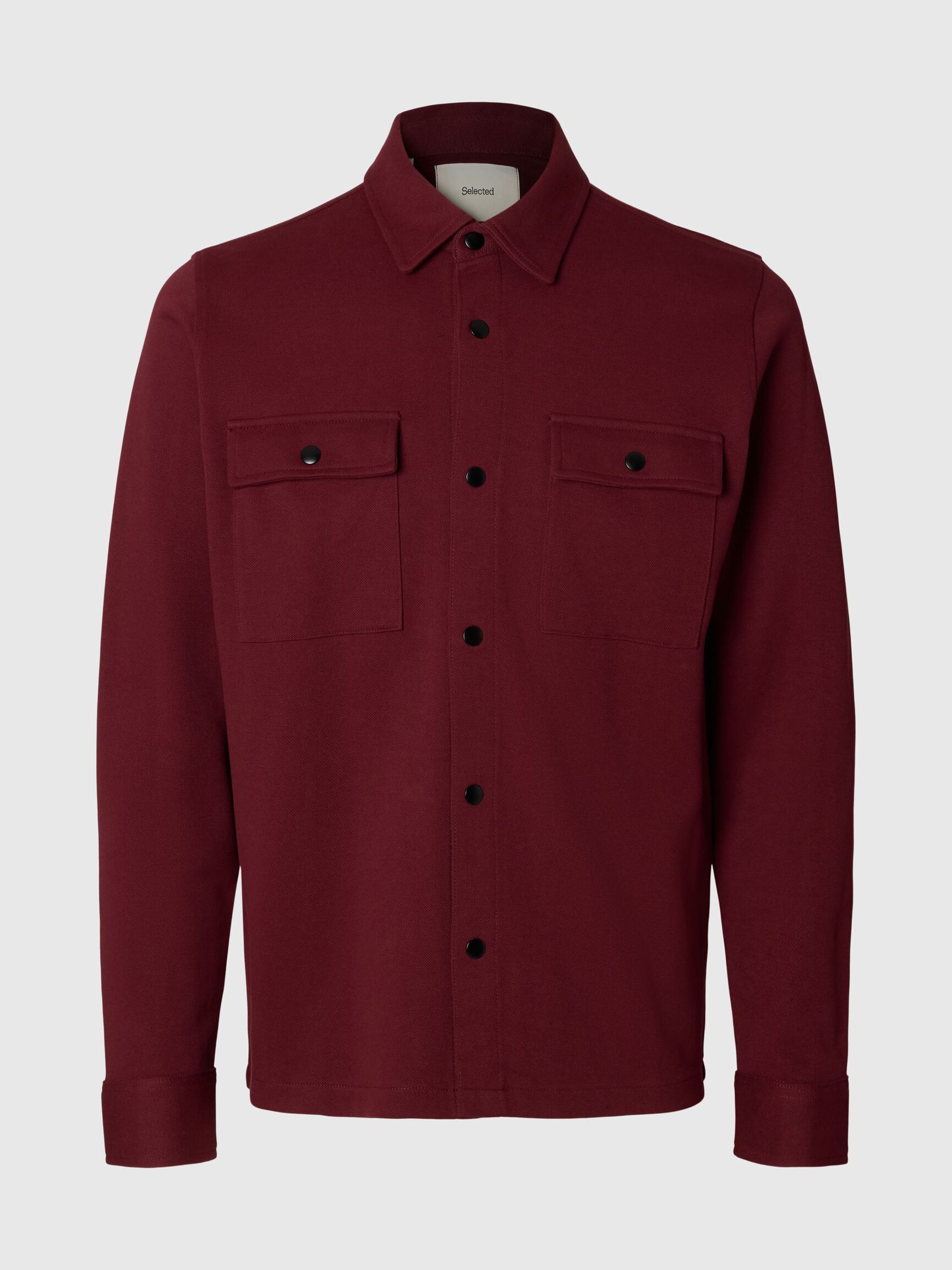 Selected Jackie Overshirt - Vinröd