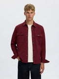 Selected Jackie Overshirt - Vinröd