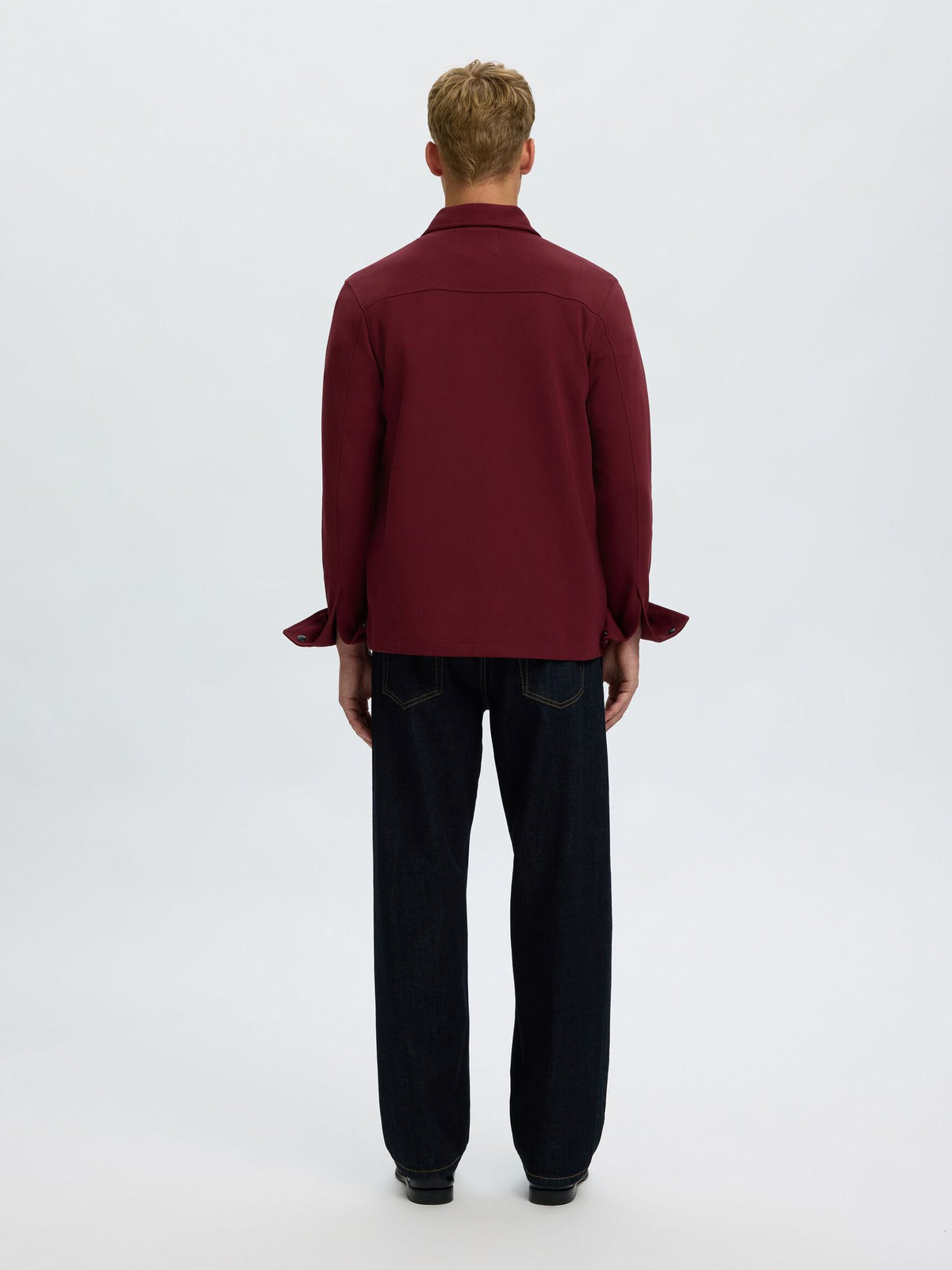 Selected Jackie Overshirt - Vinröd