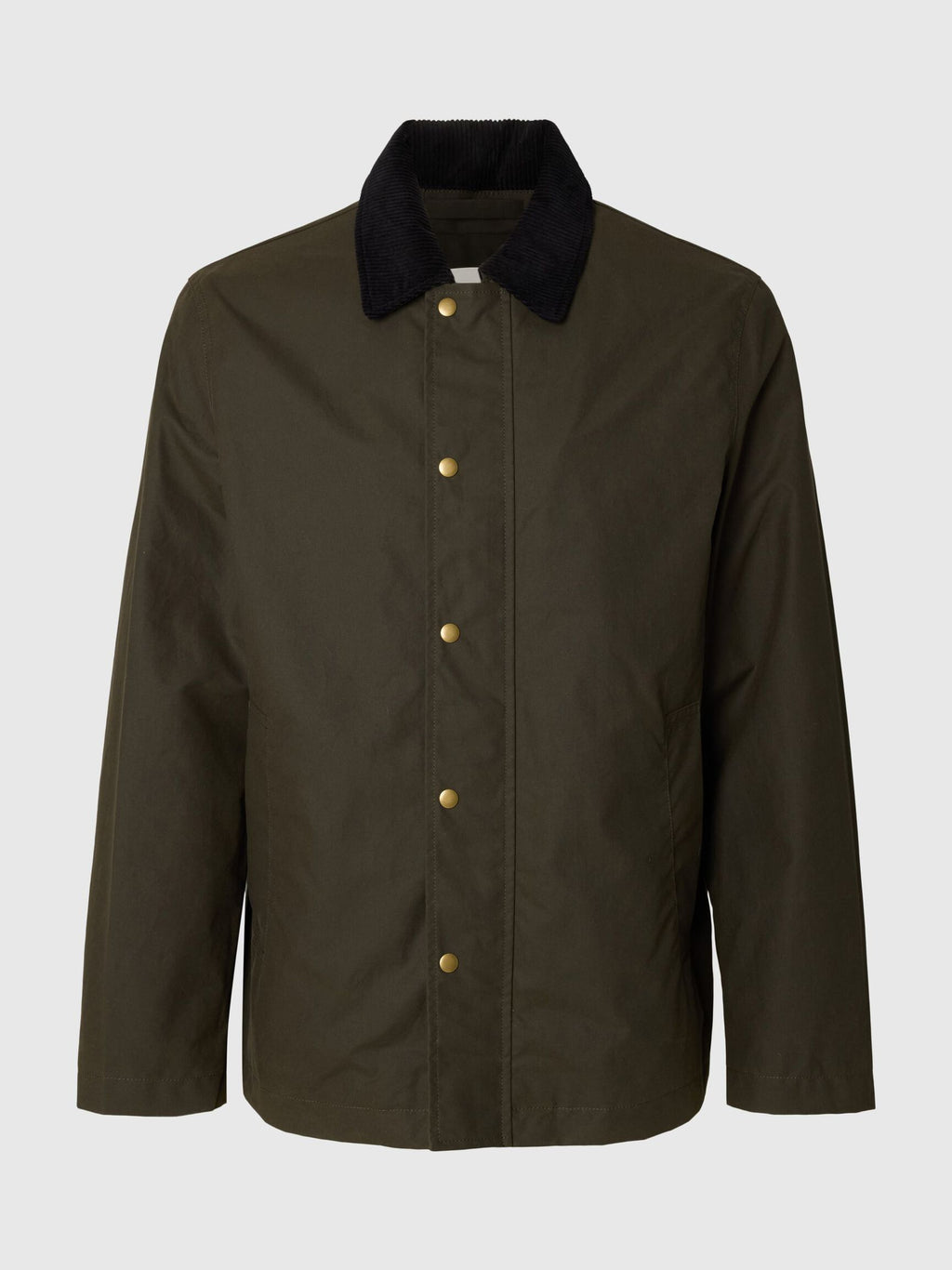 Selected Walter Waxed Jacket - Grön