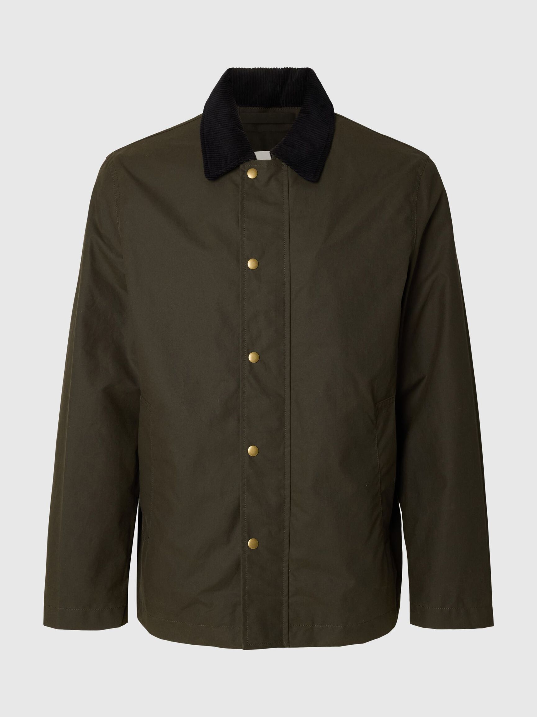 Selected Walter Waxed Jacket - Grön