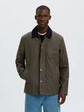 Selected Walter Waxed Jacket - Grön