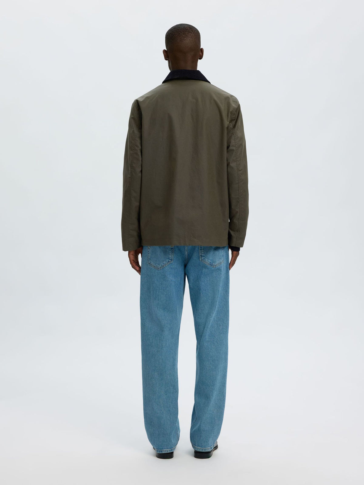 Selected Walter Waxed Jacket - Grön