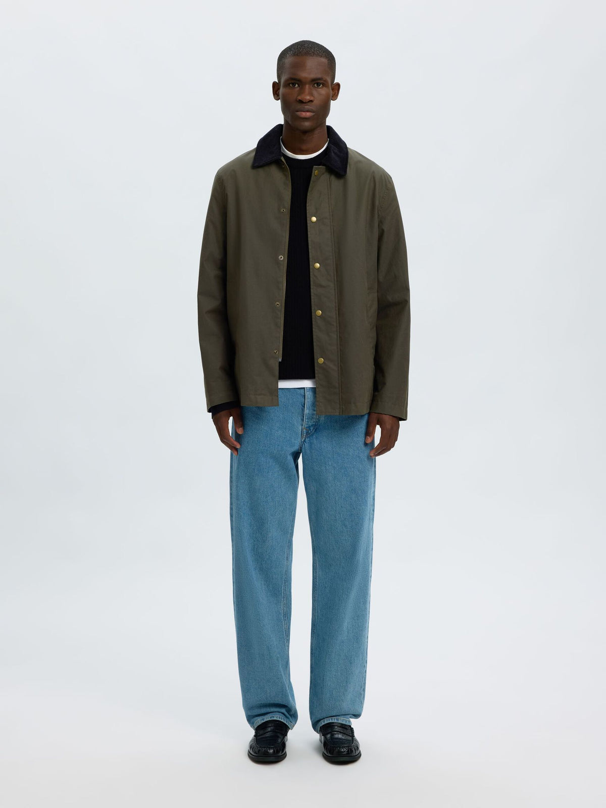 Selected Walter Waxed Jacket - Grön