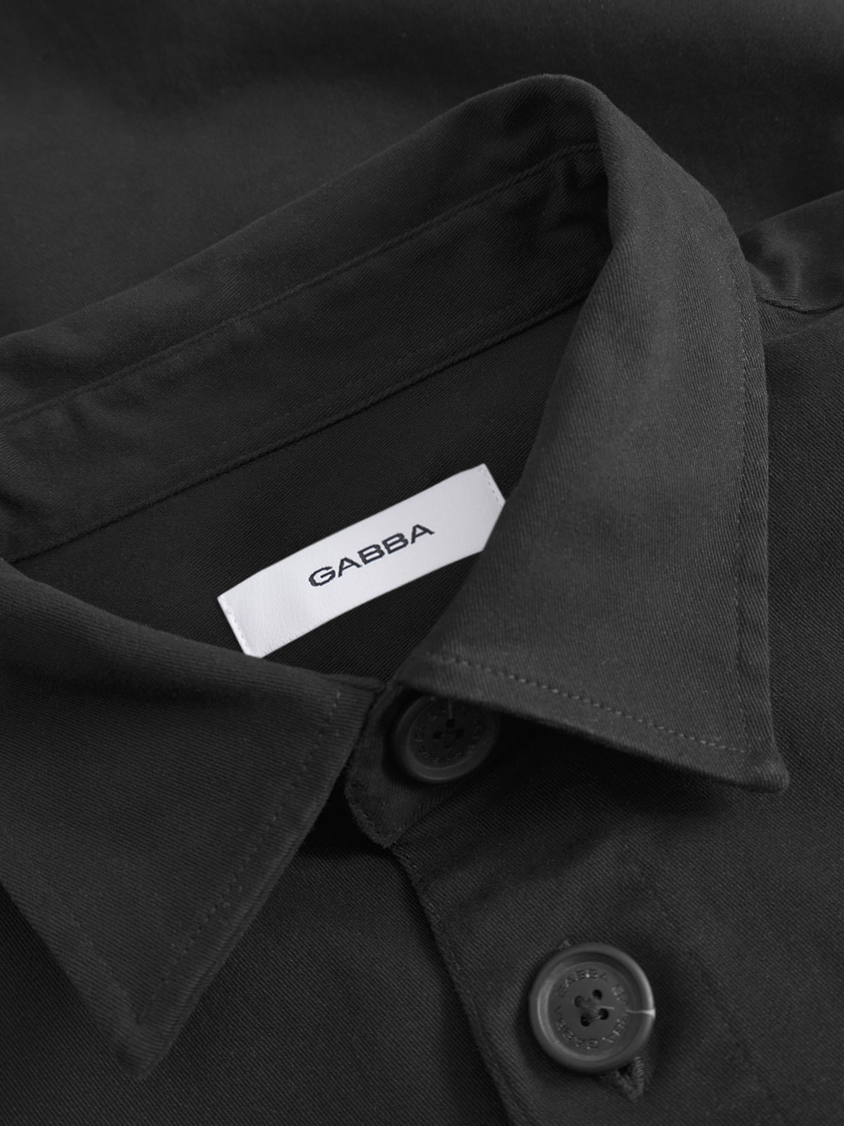 GABBA Topper Overshirt - Black