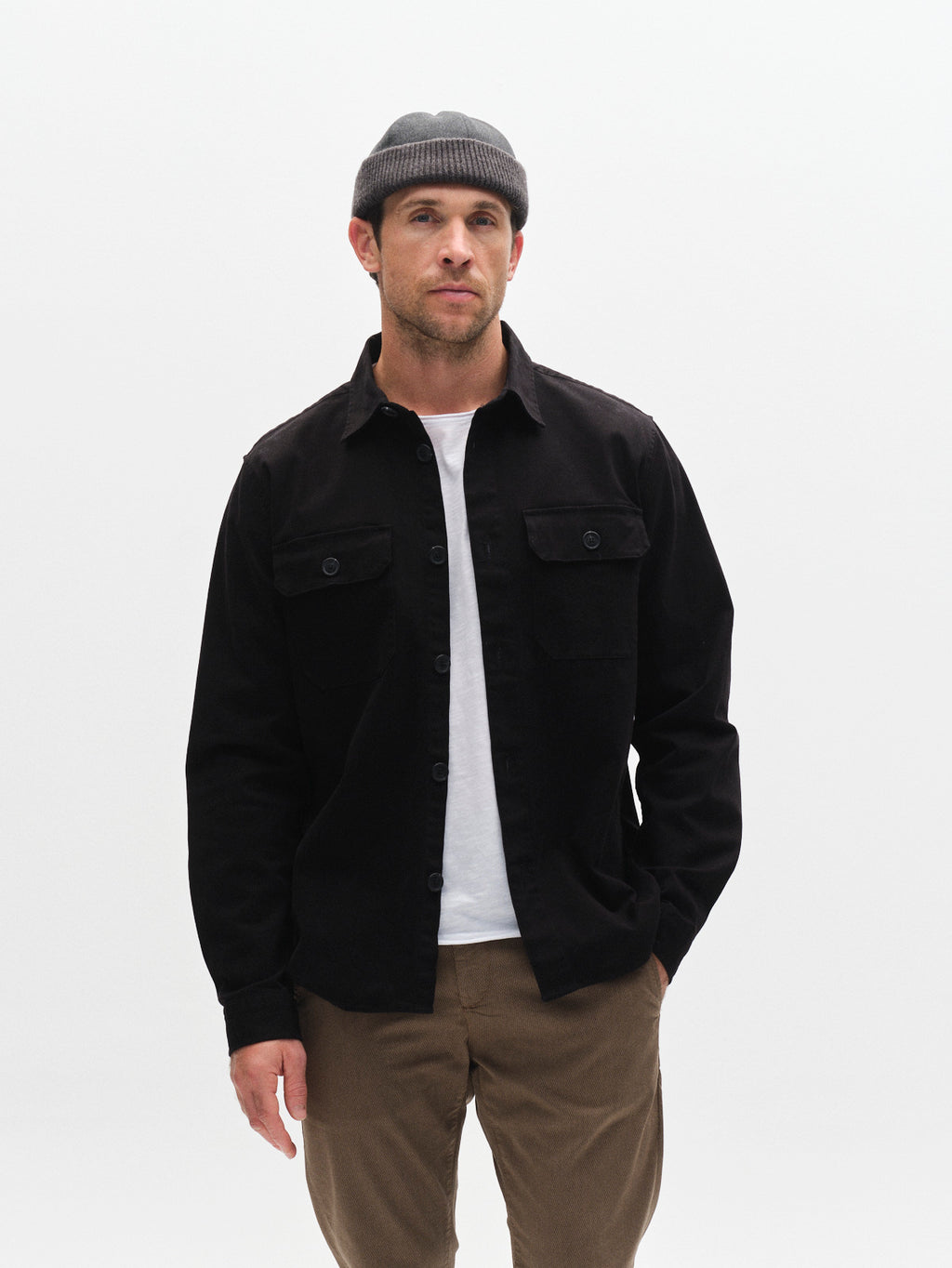 GABBA Topper Overshirt - Black