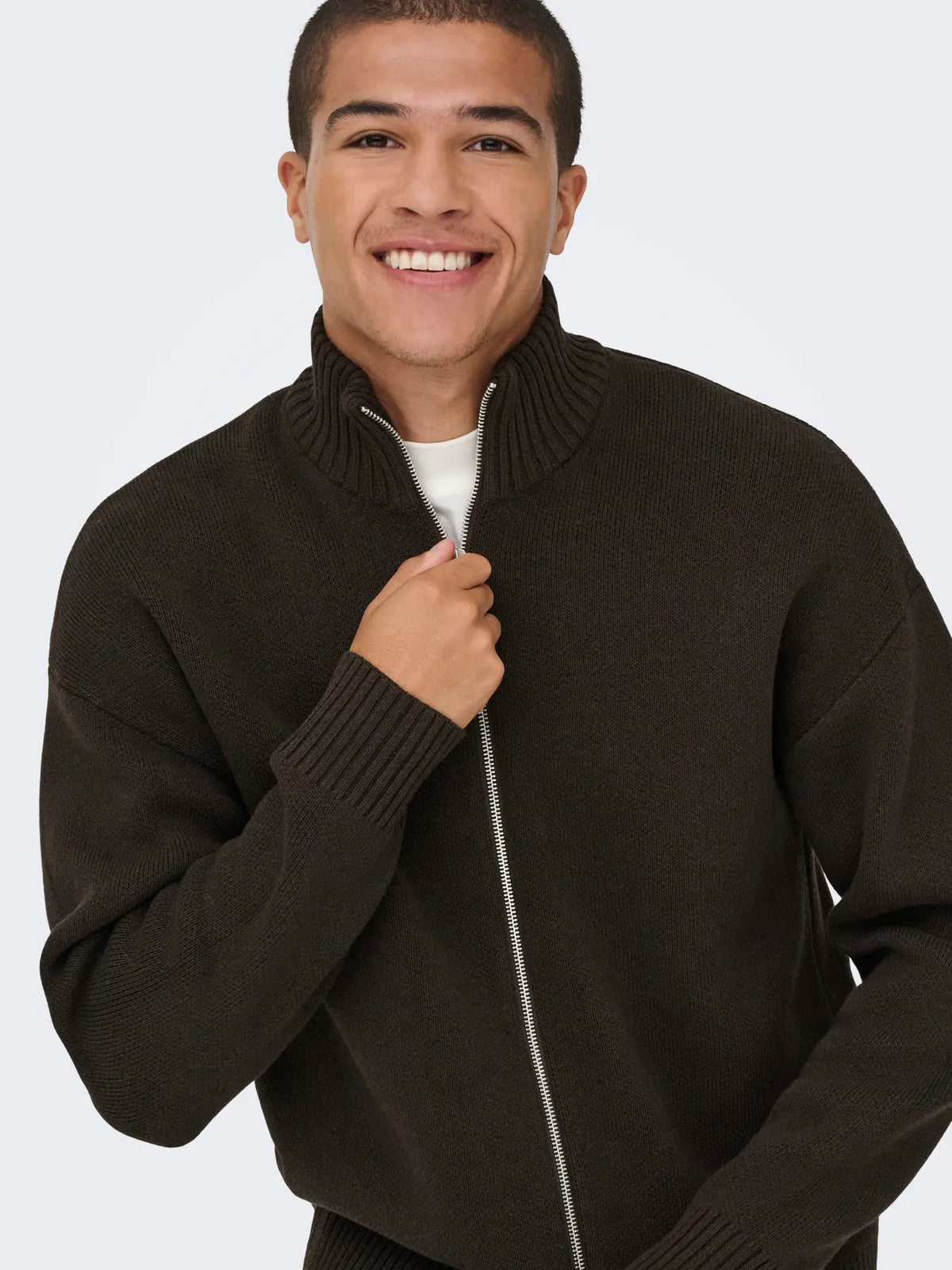 Only & Sons Blake Cardigan - Brun