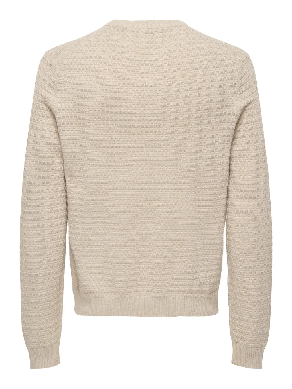 Only & Sons Loui Structure Tröja -  Beige