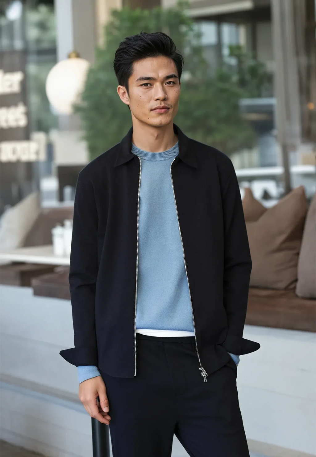 CISZERE Aden Superior Strecth Overshirt - Navy