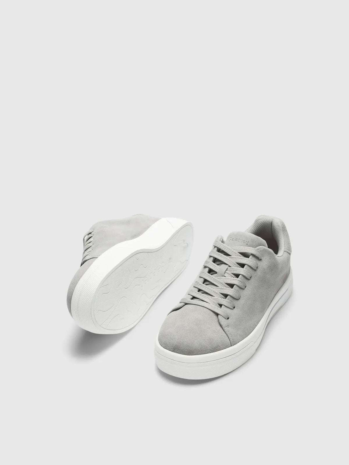 Selected DAVID CHUNKY SUEDE SNEAKER 2.0 GREY