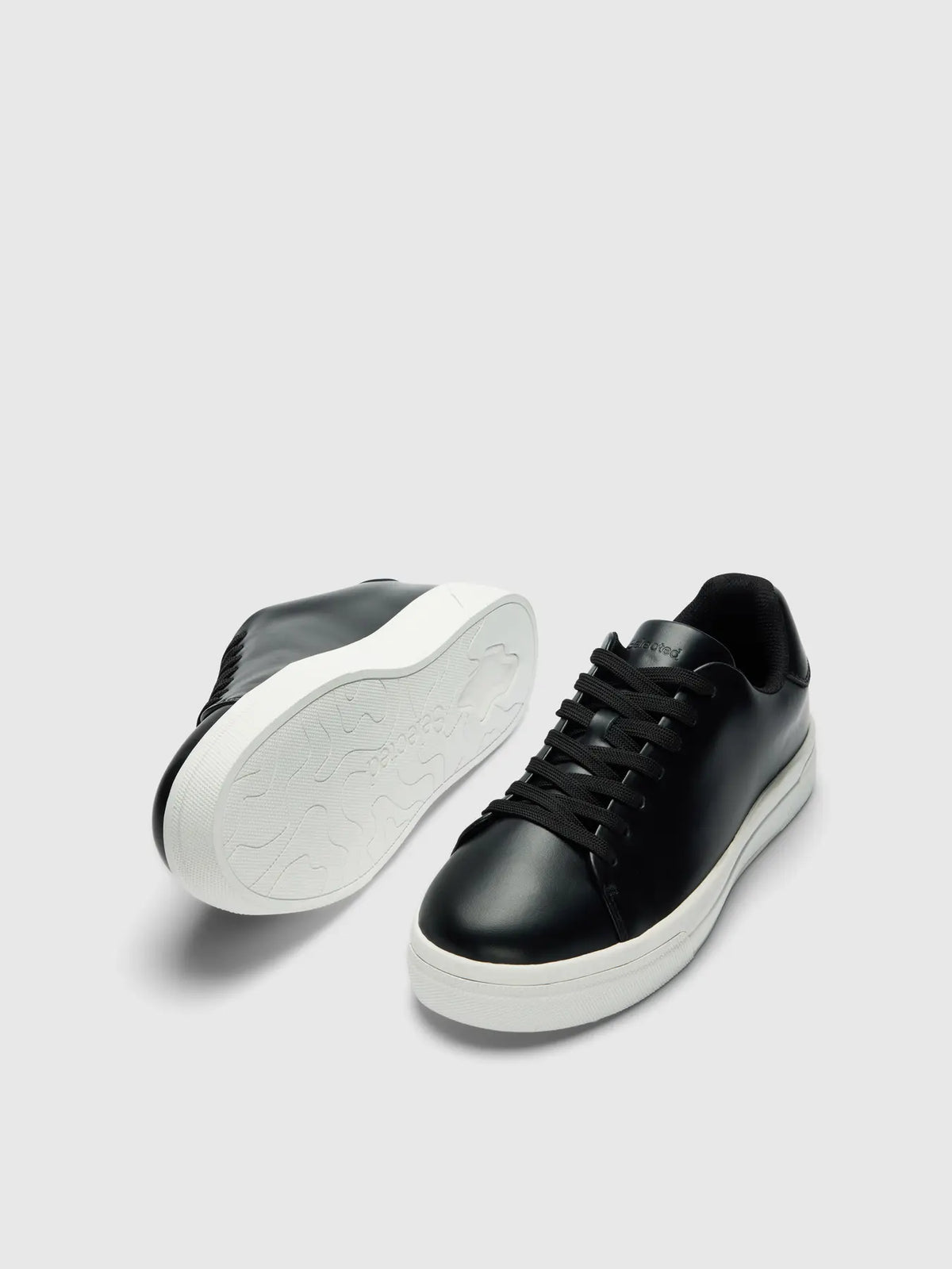 Selected DAVID CHUNKY LEATHER SNEAKER 2.0 BLACK