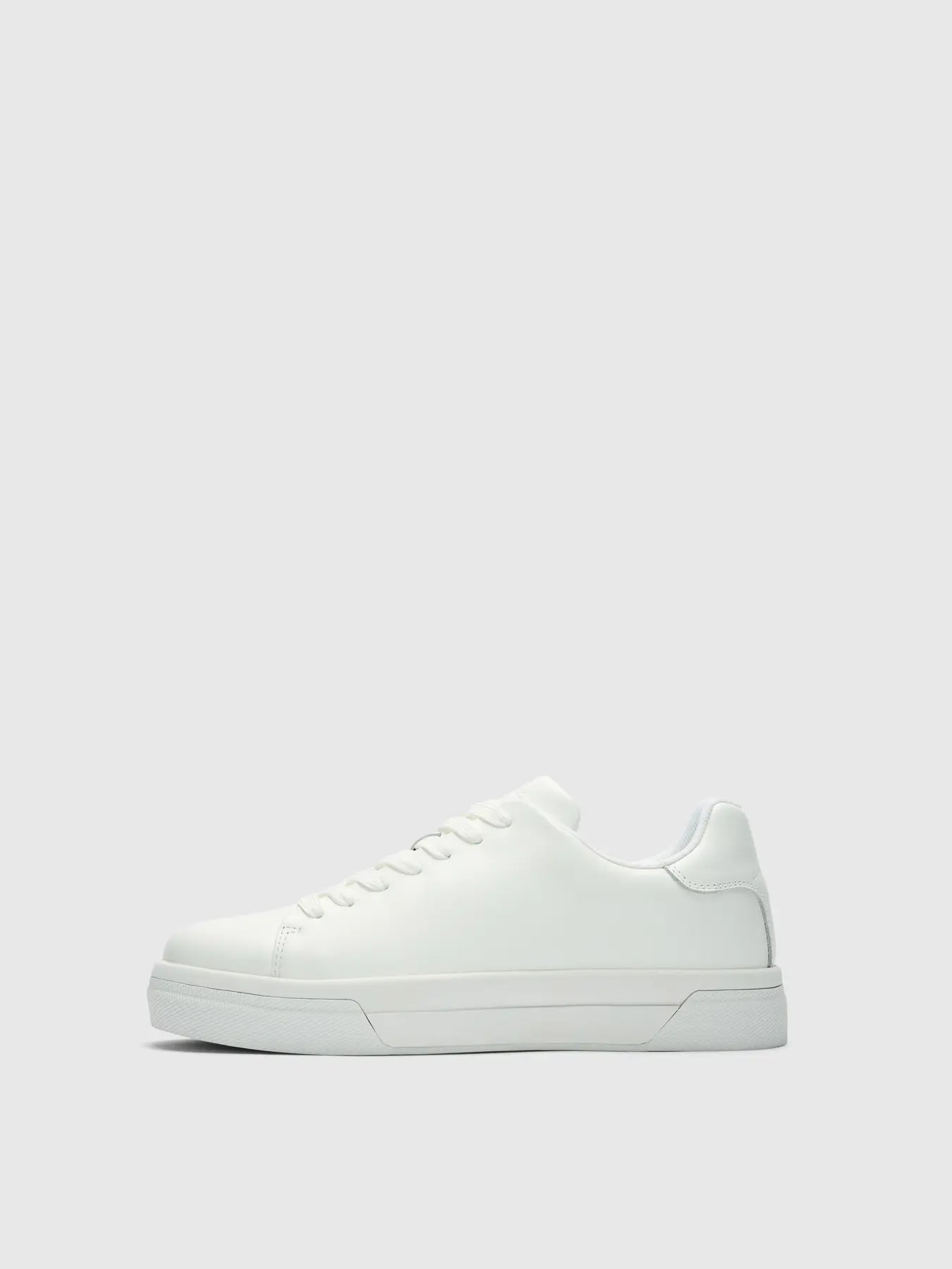 Selected DAVID CHUNKY LEATHER SNEAKER 2.0 WHITE