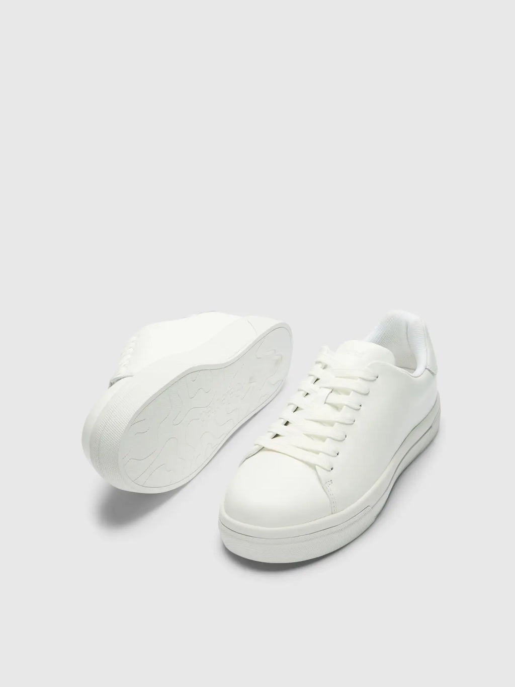 Selected DAVID CHUNKY LEATHER SNEAKER 2.0 WHITE