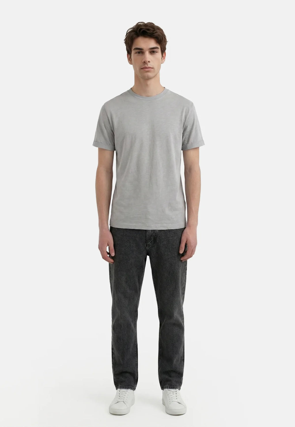 CISZERE Lung Melange T-shirt - Light Grey Melange