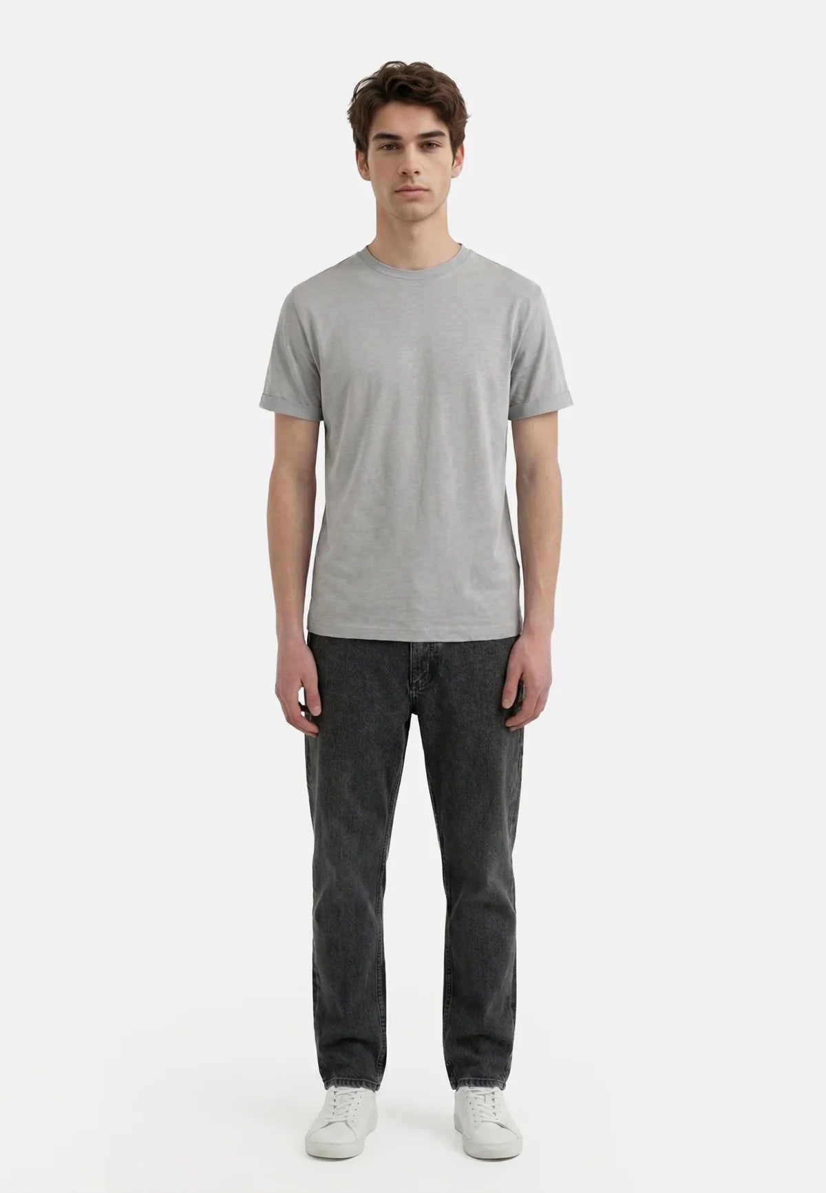 CISZERE Lung Melange T-shirt - Light Grey Melange