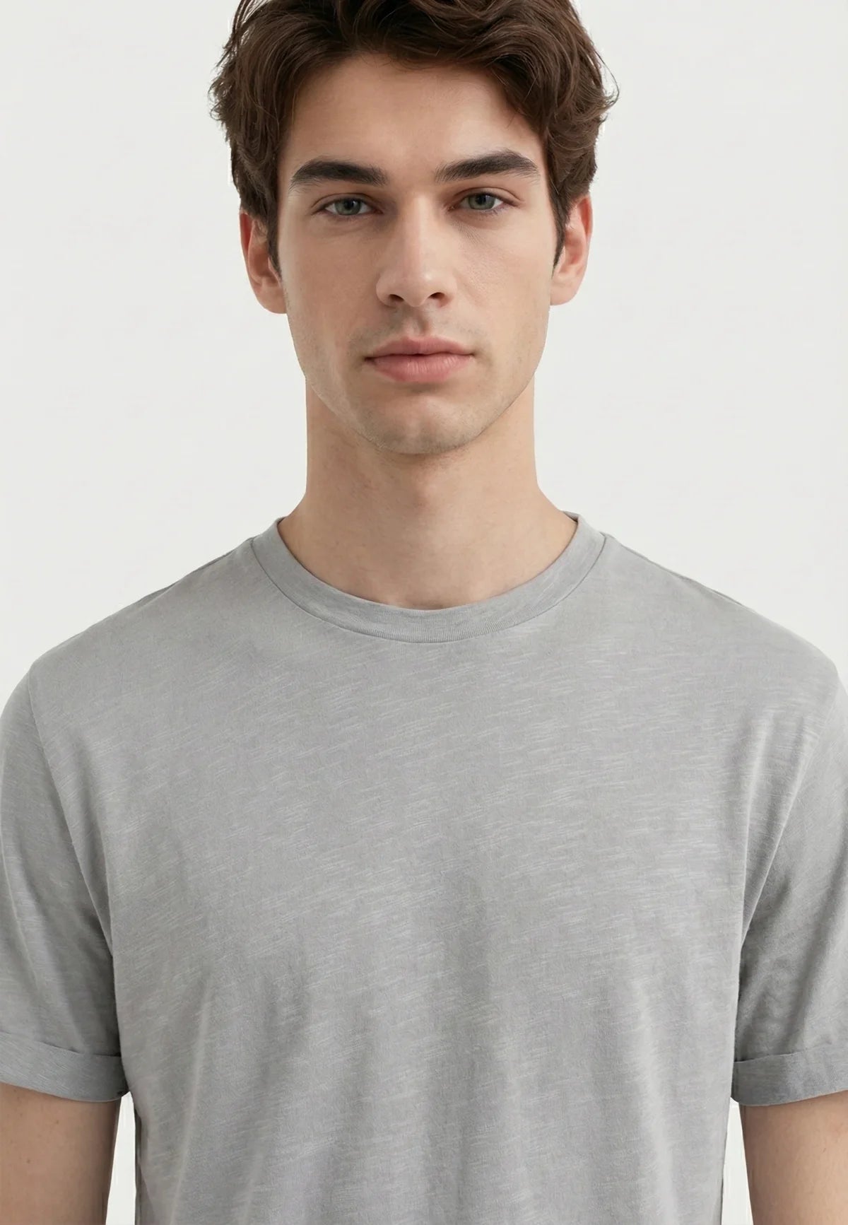 CISZERE Lung Melange T-shirt - Light Grey Melange