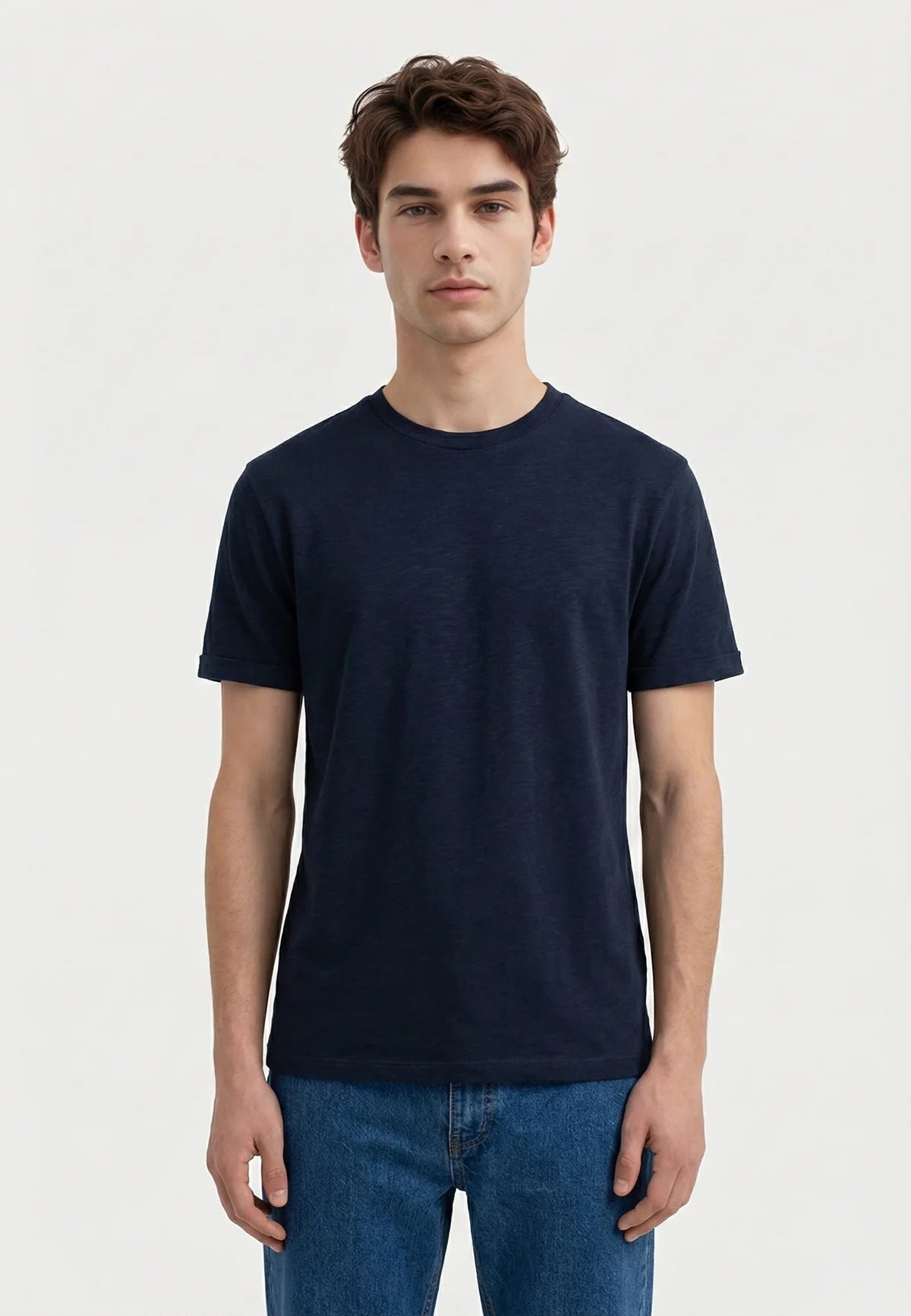 CISZERE Lung Melange T-shirt - Navy
