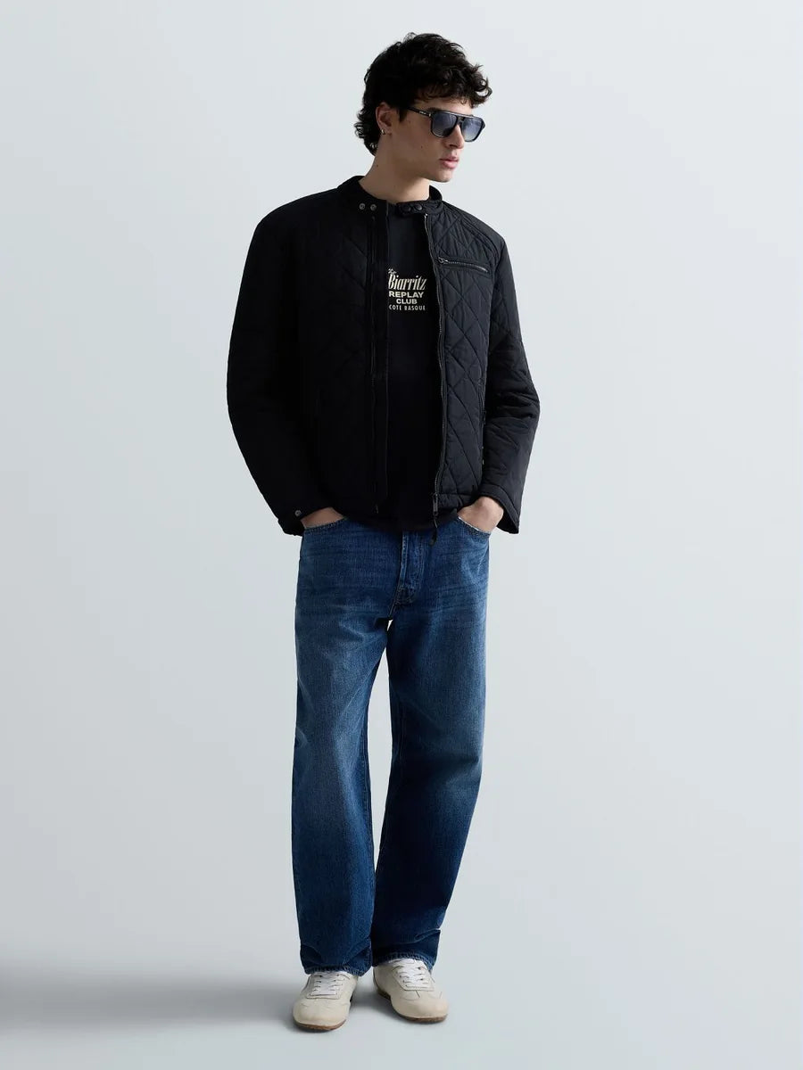 REPLAY Quilted Jacket - Svart
