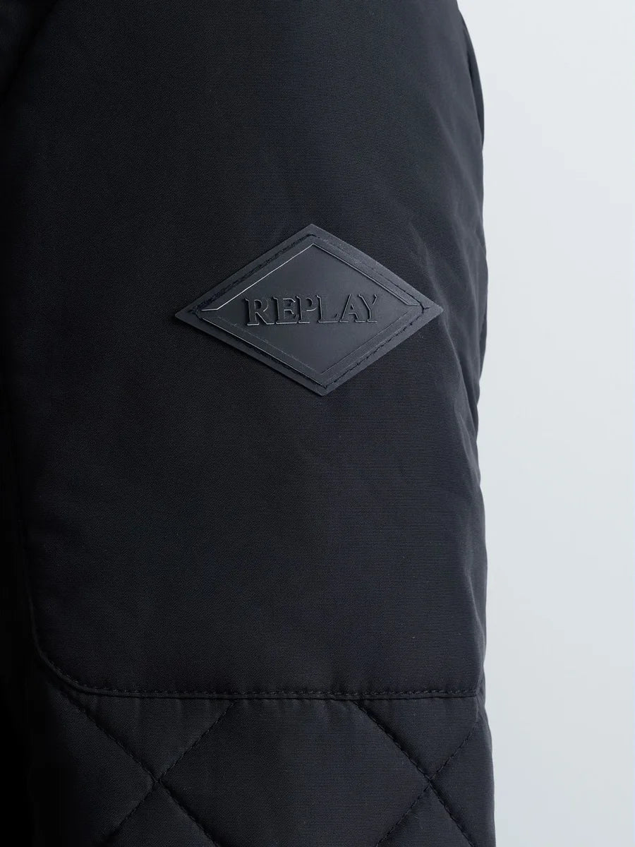REPLAY Quilted Jacket - Svart