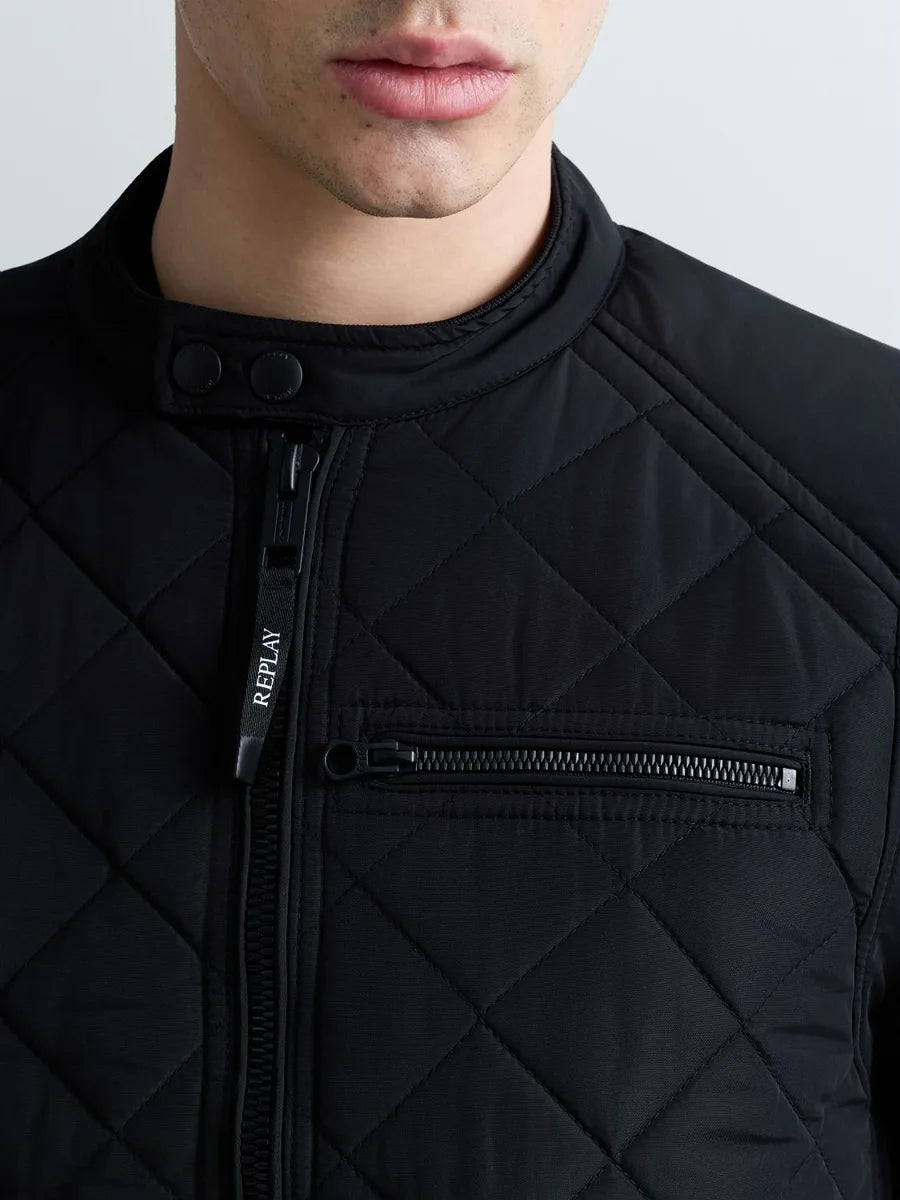 REPLAY Quilted Jacket - Svart