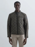 REPLAY Quilted Jacket - Mörkgrön