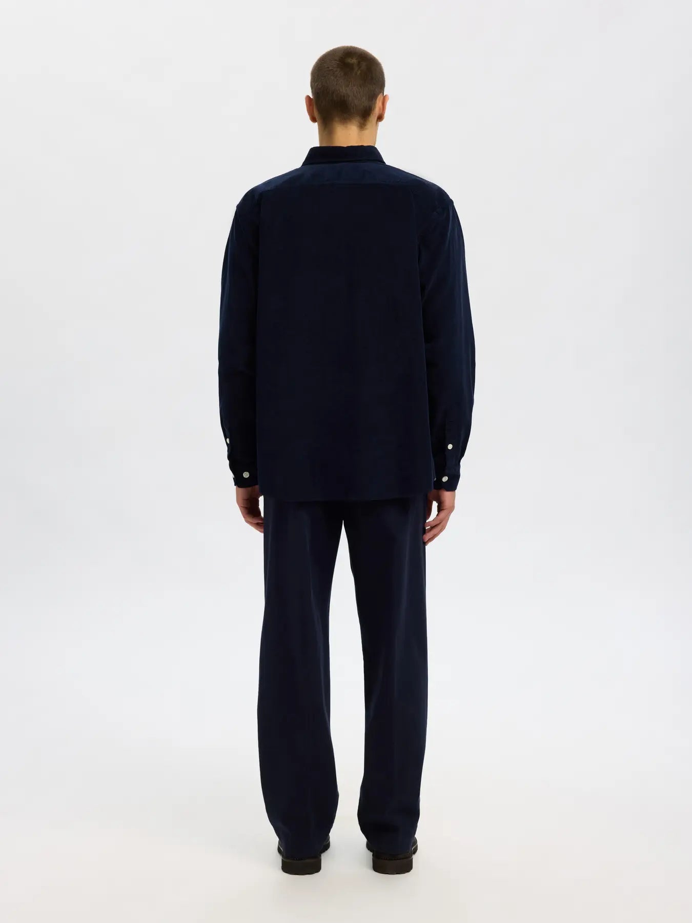 Selected Cole Manchesterskjorta - Navy