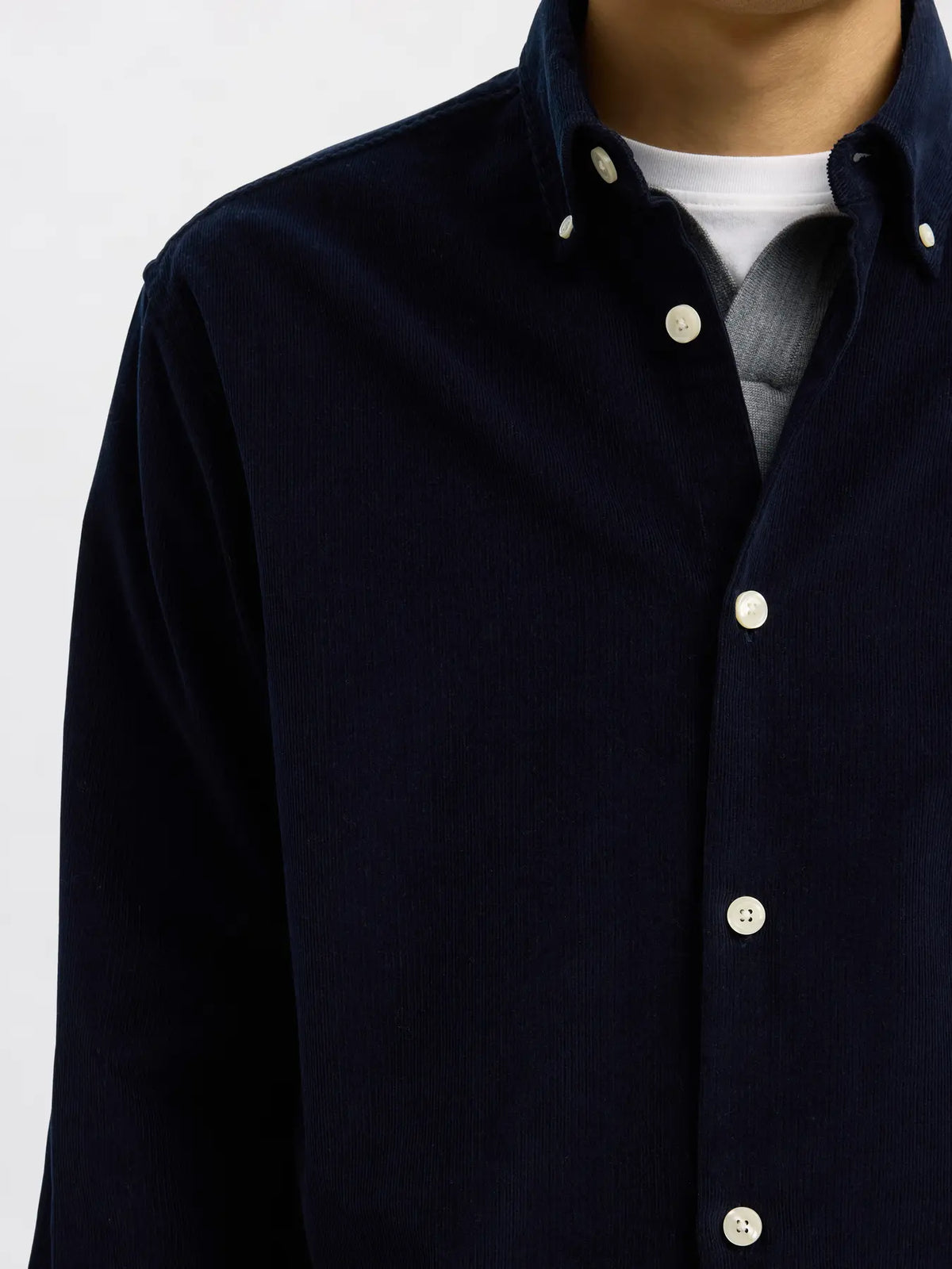 Selected Cole Manchesterskjorta - Navy