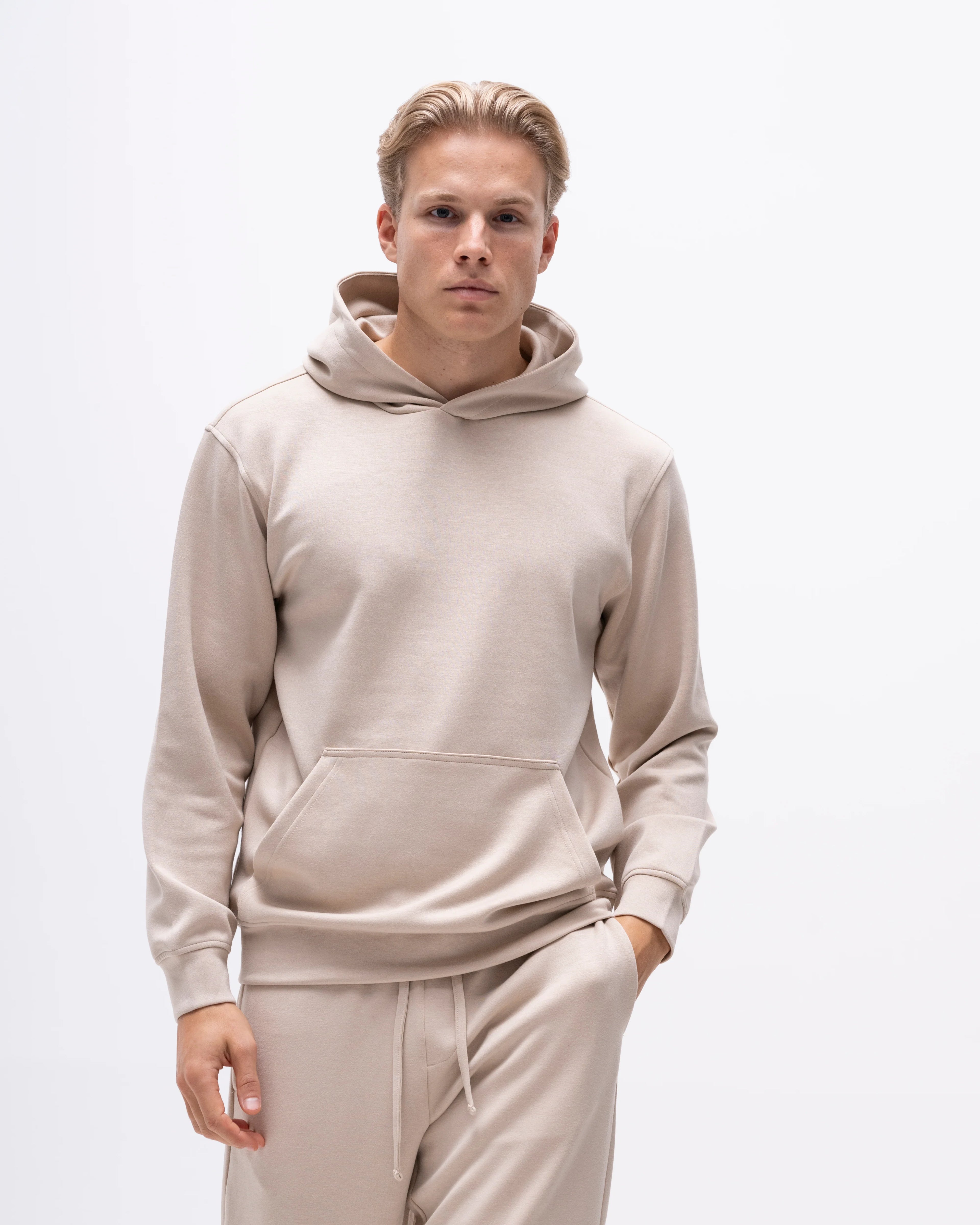 Brand Island Zen Basic Hoodie - Light Sand