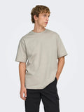 Only & Sons Fred Relaxed T-Shirt - Beige