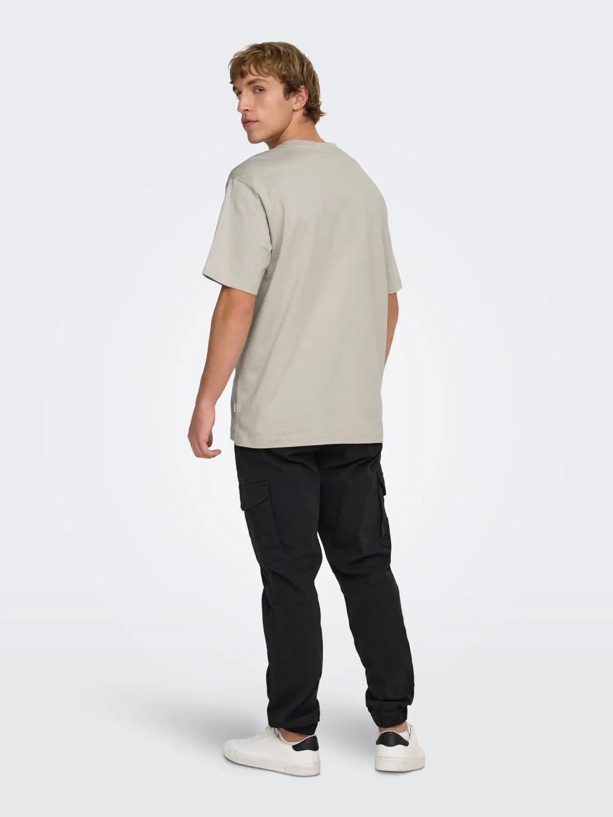 Only & Sons Fred Relaxed T-Shirt - Beige