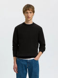 Selected Dane Knit Crew Neck - Black